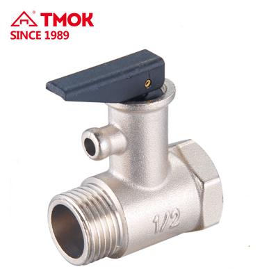 China TMOK General Brass Safety Valve For Water Heater Release Safety Valve CE Approved for sale