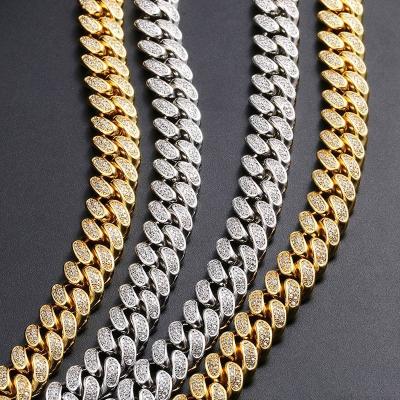 China European Cuban Link Chain Fashion Jewelry Upper Hips Hops Stainless Steel Miami Cuban Link Necklace 14Mm Chunky Gold Cuban Chain Men Thick for sale