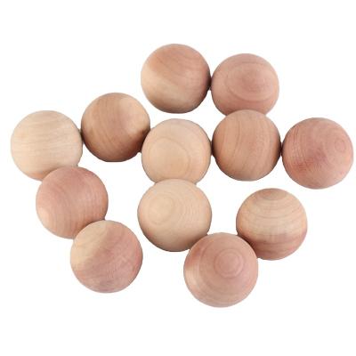 China Sale Viable Aromatic Cedar Plant Wooden Balls For Clothes Storage for sale