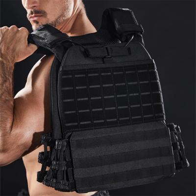 China Multicolor Solid Steel Plate 600d Oxford Plate Carrier Weightlifting Vest for sale