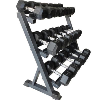 China Small Footprint Dumbbell Rack Made In China Wholesale Dumbbell Set With Rack for sale