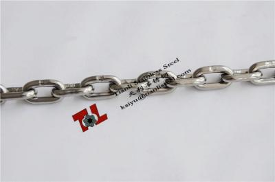 China 4mm DIN 766 Stainless Steel Link Chain for sale