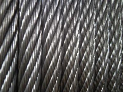 China Galvanized / Ungalvanized Steel Wire Rope 6x19+IWRC  Diameter 1mm-80mm for sale