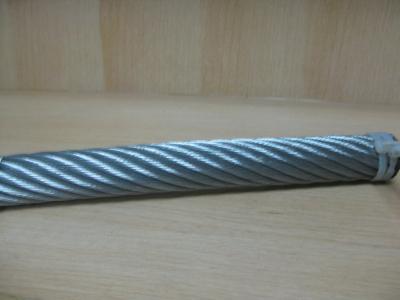 China 1x12 galvanizado encalhou a força da corda de fio de aço, diâmetro 1.5mm para a prateleira dos bens à venda