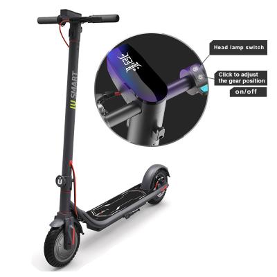 China 8.5inch 300w 25km/h Unisex Rechargeable 36v Battery Adult Electrico E-scooter Folding Electric Scooter for sale