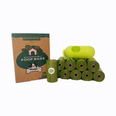 China Sustainable Environmentally Scented With Backing Earth Trash Bags Biodegradable Dog Poop Bags for sale