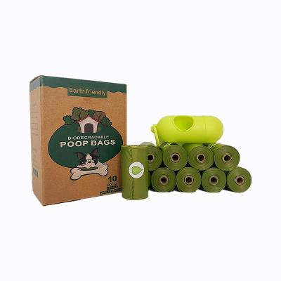 China Sustainable Environmentally Scented With Biodegradable Rack Waste Bags Dog Poop Bag Pouch for sale