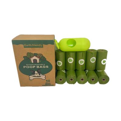 China Sustainable Environmentally Scented With Biodegradable Rack Dog Poop Bag With Dispenser for sale