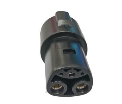 China Cable Holding Type - 2 To Type 1 Vehicle Adapter Ev Charging Cable Connector for sale