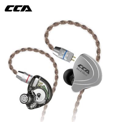 China CCA C10 4BA+1DD Stereo Sound Drivers Hybrid Headphones In Ear Monitor Earphone HiFi Stereo Cable Earphone With Detachable Cable for sale