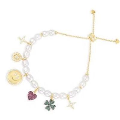 China High-grade four-leaf clover bracelet new high-grade female niche birthday bead bracelet for sale