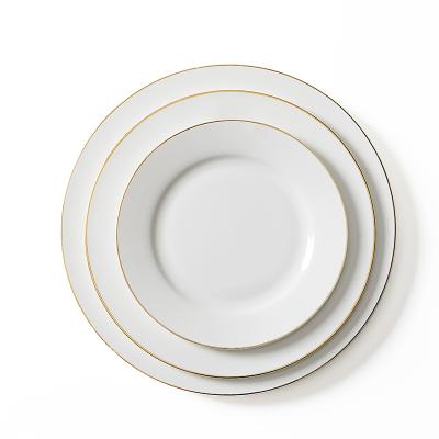 China Sustainable Manufacturer Superior Quality Bone Porcelain Dishes , Pratos Em Porcelana Bone China Soft Plate for sale