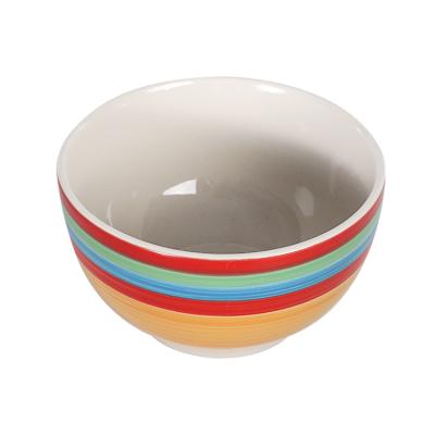 China Viable Colored Ceramic Serving Bowl, Soup Round Porzellanschale Ceramic Stoneware Bowl for sale