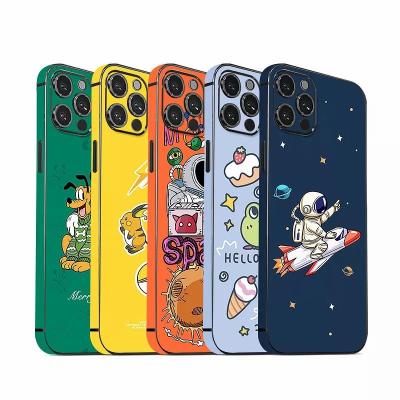 China Shockproof Customize Phone Skin Sticker For iphone 14 13 12 11 Mini Pro Max Frame Sticker Waterproof 3M Anti-scratch Material for sale