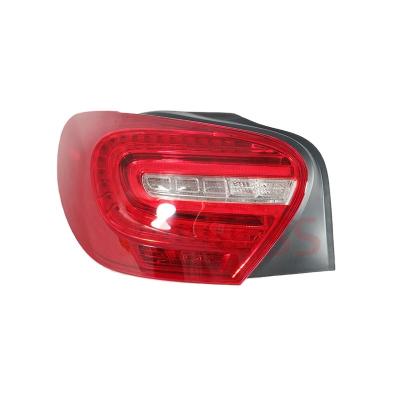 China Plastic auto body parts LED lighting system stop signal function car rear lamp assembly for A class W176 left side tail light for sale