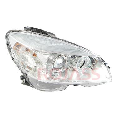 China Auto head light for Mercedes-Benz C-class W204 C63 LED angel eyes head lamp auto Xenon headlight 2048200259 for sale