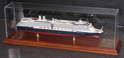 China Holland America Westerdam Coast Guard Boat Models ABS Hand Carving Anchor Material for sale