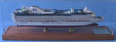 China Caribbean Princess Cruise Wooden Tall Ship Models For School Library Decoration for sale