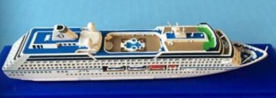 China Oceania Regatta Cruise Ship Toy Models Artworks Type With Complicated Mosaic for sale