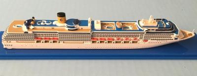 China Plastic Ship 3d Model Costa Mediterranea Cruise Ship Model With Collection Values for sale