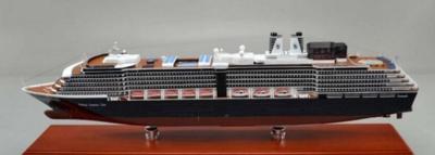 China Cor branca do marfim dos modelos de navio de cruzeiros do MS Zuiderdam para a exposição exterior à venda