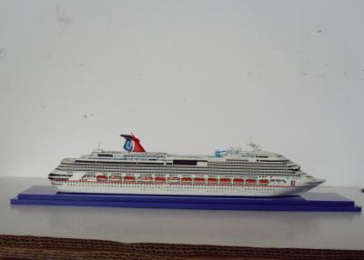 China Scale 1:1200 Handmade Cruise Ship Business Model , Carnival Splendor Cruise Ship Model for sale