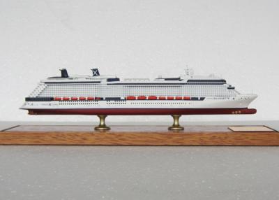 China Scale 1:900 Pretty 3d Ships Models , Solstice Class Celebrity Silhouette Cruise Ship Model for sale