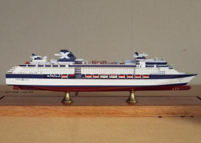 China Scale 1:900 Millennium Class Celebrity Summit Cruise Ship 3d Ships Models With Engraving Printing for sale