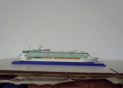 China Scale 1:1200 Handmade Cruise Ship Business Model , Carnival Freedoom Cruise Ship Model for sale