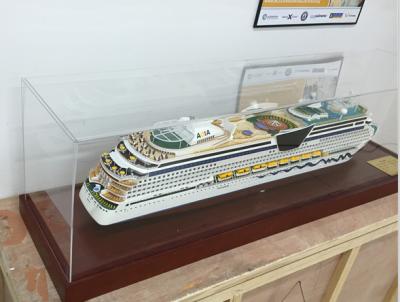 China Modelo de navio composto da pintura dos modelos de navio de cruzeiros dos cruzeiros de Aida à venda