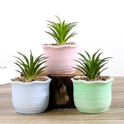 China Eco-friendly Creative Ceramic Flower Pot Low Price Custom Flower Pot Planting Tool Maker for sale