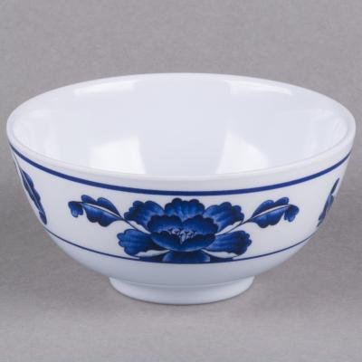 China Sustainable Melamine Bowl 3004TB Lotus 12 oz. Melamine Round Rice Bowl - 12/Case for sale