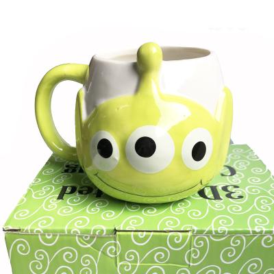 China Viable ceramic three-dimensional cartoon creative cup for sale