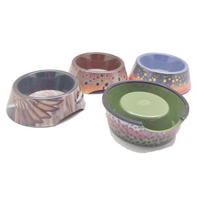 China Viable Melamine DB-301 Dog Bowl Cute Cartoon Pattern Single Melamine Pet Bowl for sale