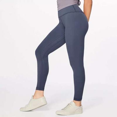 China 13 Breathable Women Fitness 87 Spandex 300gsm Nylon Yoga Pants Lulul To Line Up Leggings for sale