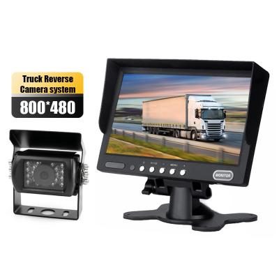 China Factory Waterproof OEM 1ch 2ch 3ch 4ch Vehicle Backup Furrion Car 7 Inch Hd Security Camera Reverse Monitor System For Semi Truck Bus for sale