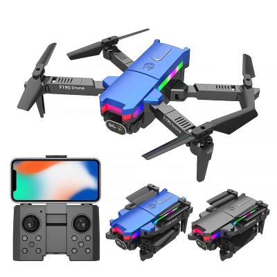 China Model F190 Mini 2.4ghz 4ch 4k Dual Camera Remote Control Optical Drone Obstacle Avoidance Auto Pocket Quadcopter Nano for sale