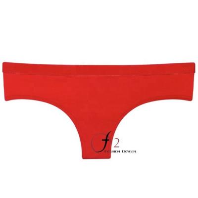 China Women Antibacterial Soft Nylon Briefs Panties OEM Valentine's Day Cheeky Underwear For Women Sports Red Underwear for sale