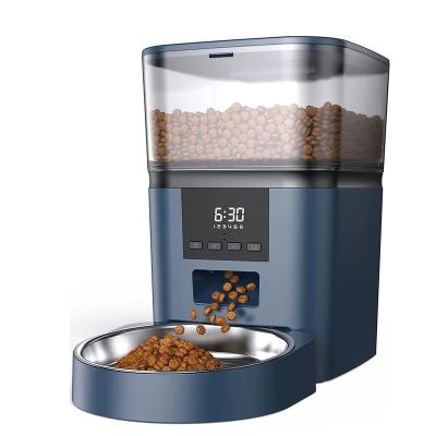 China New Arrival 4L Capacity Smart Automatic Dog Food Dispenser Automatic Dog Cat Feeder With With Stainless Steel Bowl for sale