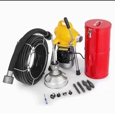 China Rust/Corrosion Inhibitor Snake Cleaning Machine Electric Clogged Pipe Drain Unclog Pipe Drain Cleaning Unclogging Cleaner Machinen for sale