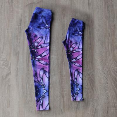 China 2019 Antibacterial Custom Sublimated Printing Active Kids Wear Yoga Clothing Leggings for sale