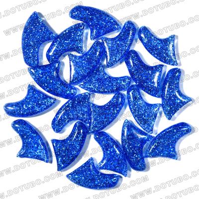 China Amazon Bag New Color Glitter Soft Blue Stocked Cat Nail Caps Claw Covers Poly Jars For Cats Glue & Applicator Free Sizes 4 for sale