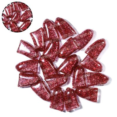 China 100PCS Amazon Viable Hot Selling Red Glitter Color Dog Nail Claw Covers Soft Dog Pet Claw Covers Available With Free Glue And Applicator 6 Sizes for sale