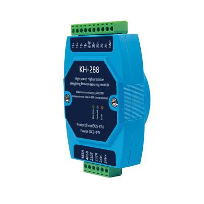 China Weighing Transmitters KH-288 Guide Rail Installation Weighing Module Force Module Modbus-Rtu Protocol Weight Measurement Transmitter for sale