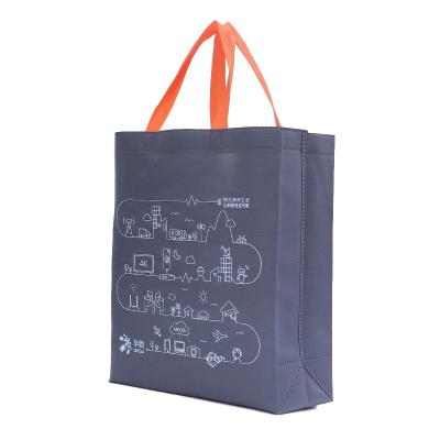 China Hot-selling High Quality Environmentally Friendly Nonwoven Handled Shopping Bag Handle Portable Tote Bag for sale