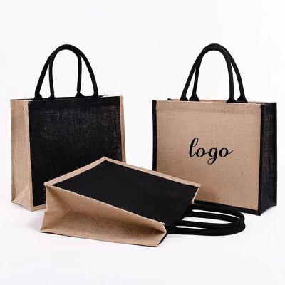 China Wholesale Price Factory Direct Sales Modern Handled Jute Packaging Bags Jute Wine Wine Bags for sale