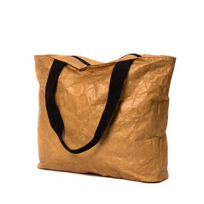 China Modern Popular Luxurious Comfortable Handled Dupont Paper Bag Dupont Travel Cube Paper Bag for sale