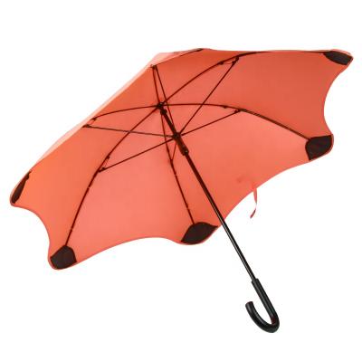 China Art Decor Manufacturer Blunt Metro Travel Upright Umbrella for Wind Resistance for Alibaba, for Ebay and for Amazon for sale