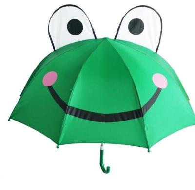 China High Quality Cloth&Frame Kids Girls Boy Girls Novelty Cartoon 3D Ear Dome Hook Umbrella Automatic Rain Umbrella Gift for sale