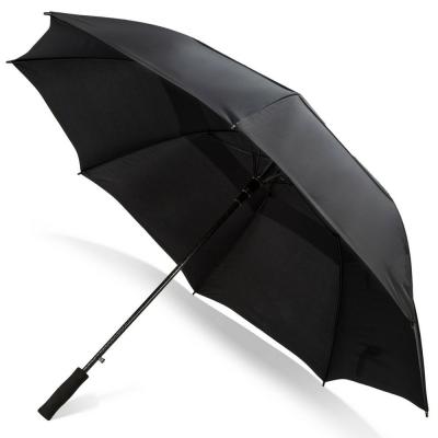 China Windproof Pongee Saiveina 62 Inch Double Canopy Large Sports Windproof Golf Umbrella for sale